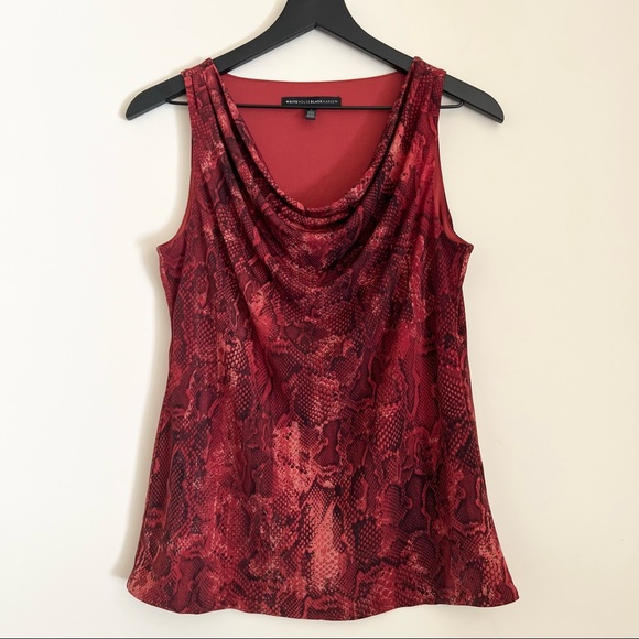 White House Black Market | Python-Print Top - Picture 3 of 16